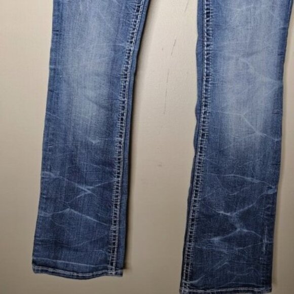 Rock Revival Sukara Boot Med Wash Jeans Size 25 - Picture 8 of 13